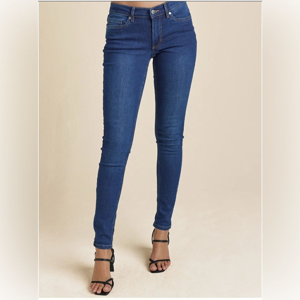 🛍️VENUS Dark Blue High-Rise Skinny Jeans